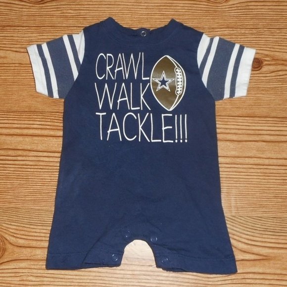 Dallas Cowboys Other - Crawl, Walk, Tackle Dallas Cowboys romper onsie